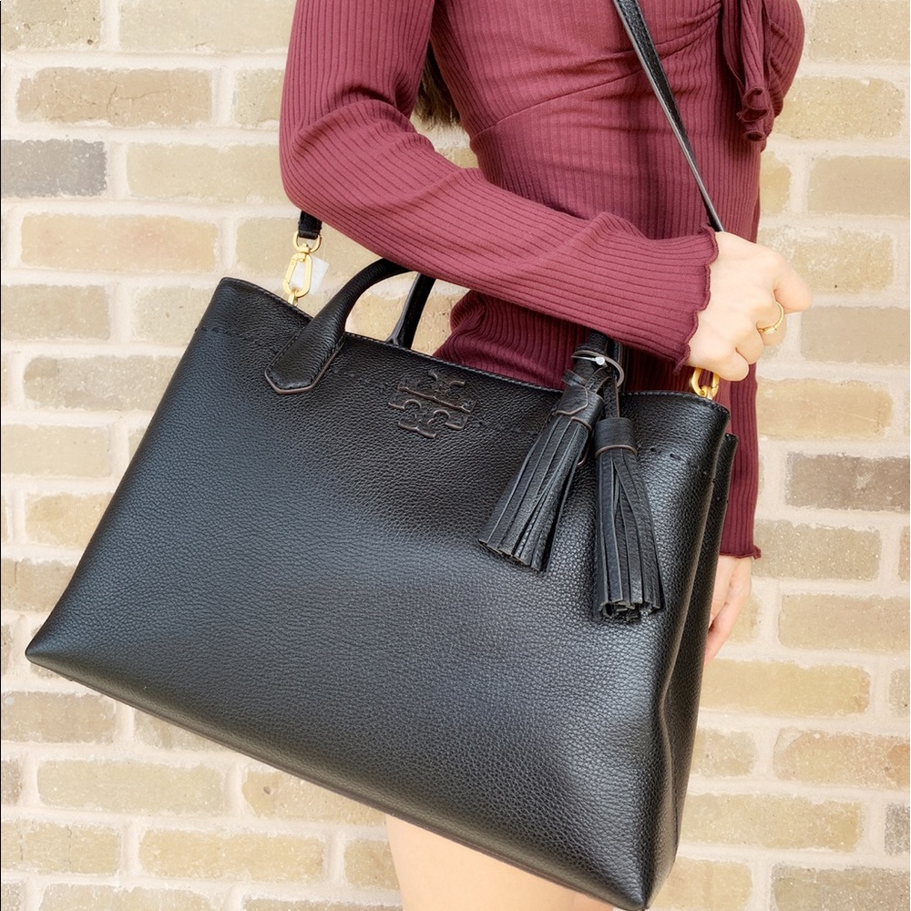 Gaby’sBags👜💕-Tory Burch Mcgraw Satchel&Crossbody - Picture 1 of 7